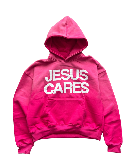 “JESUS SAVES!” HOODIE [ROSE]