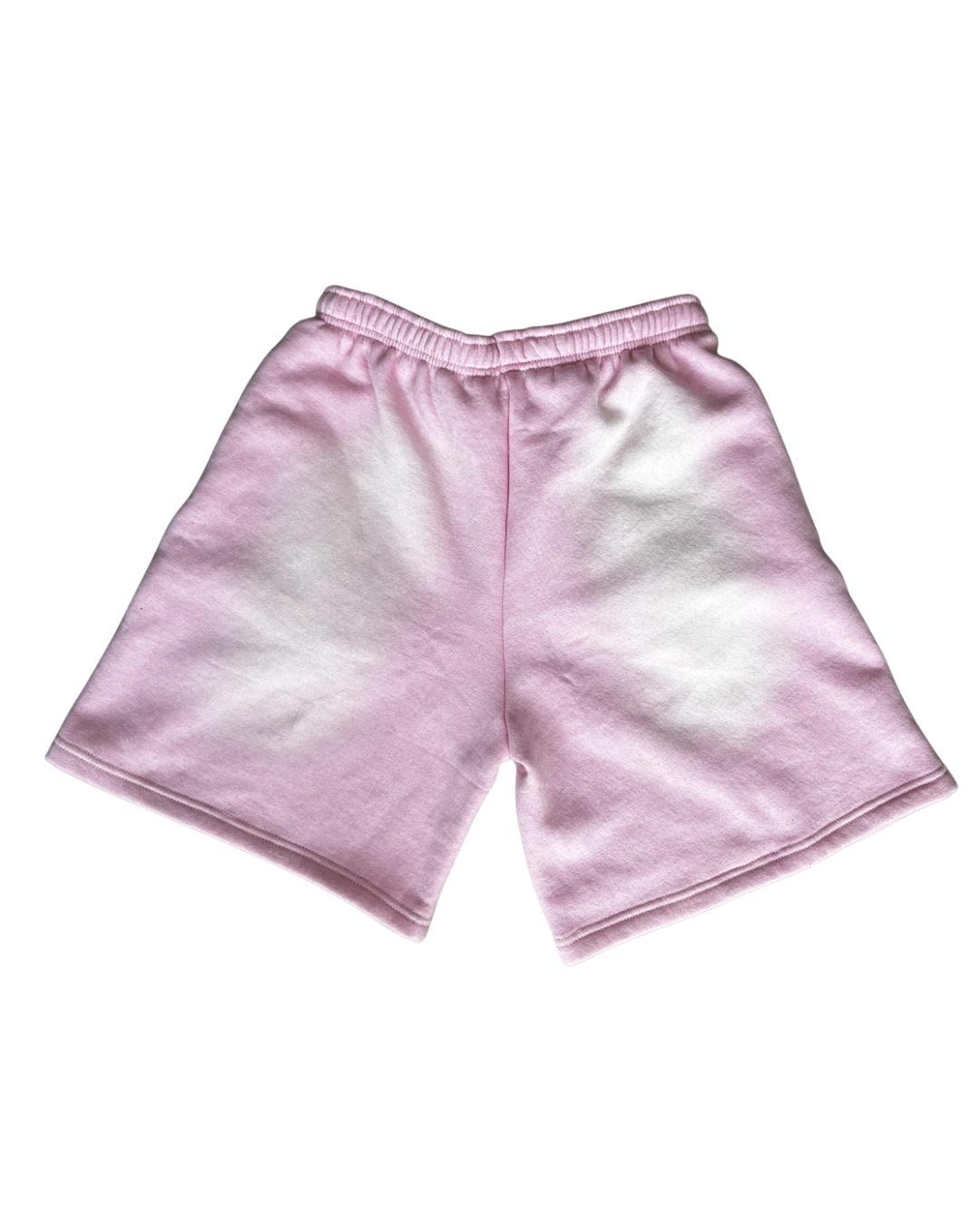 “FAITH!” Acid Wash Shorts [Pink]