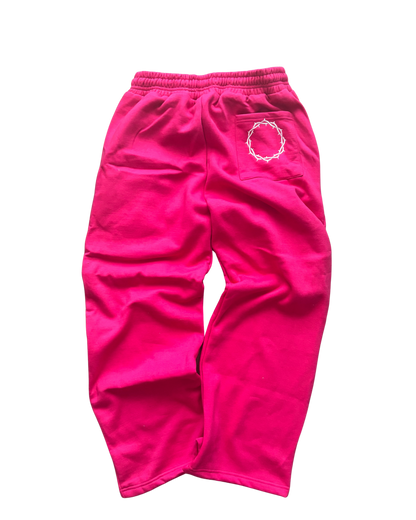 "FAITH!" SWEATPANTS [ROSE]