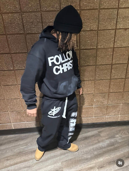 "FAITH!" SWEATPANTS [BLACK]