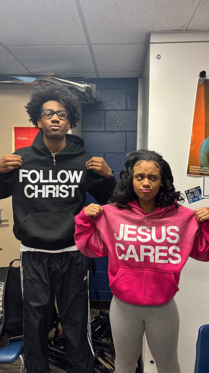 “JESUS SAVES!” HOODIE [ROSE]