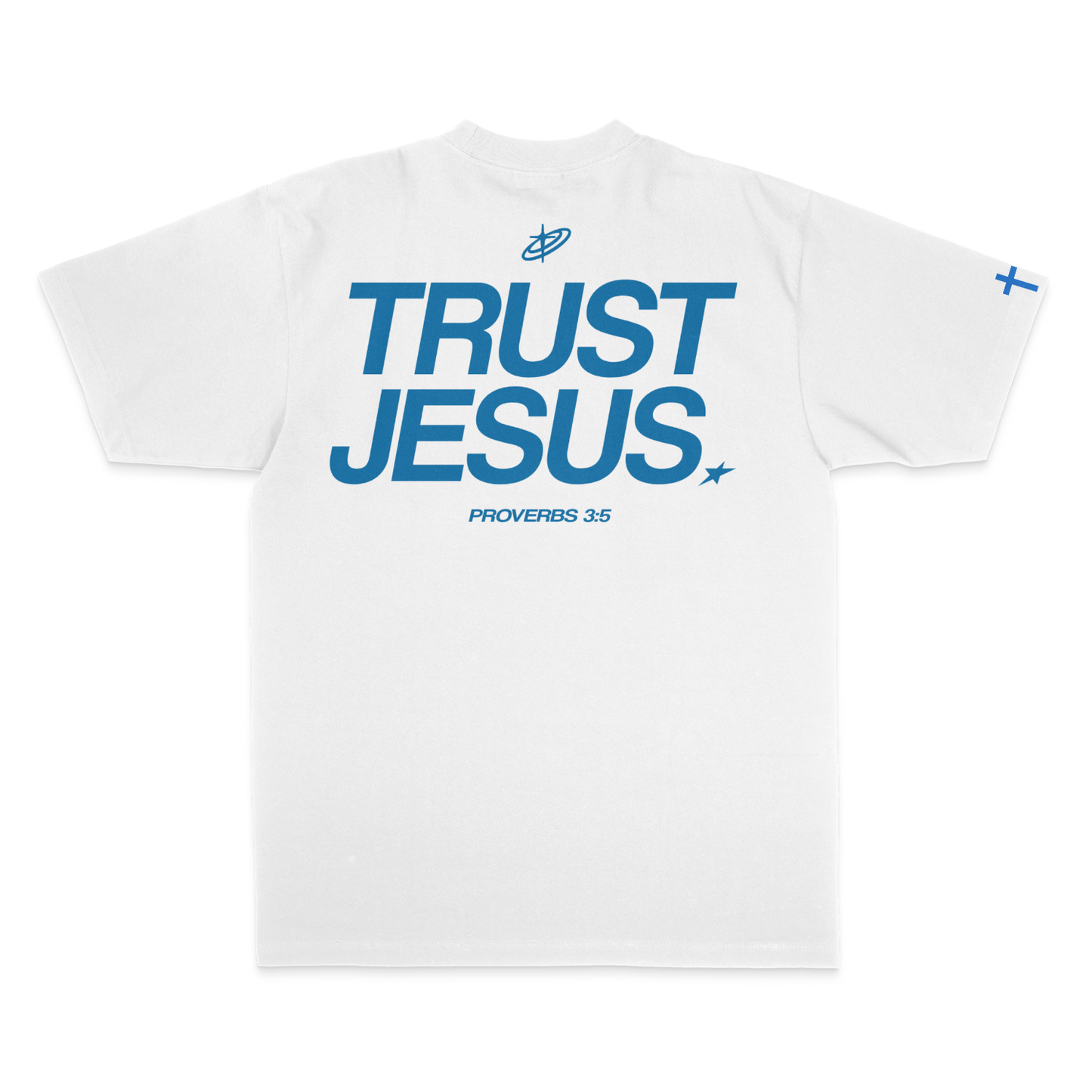 TRUST JESUS T-SHIRT [BLUE]