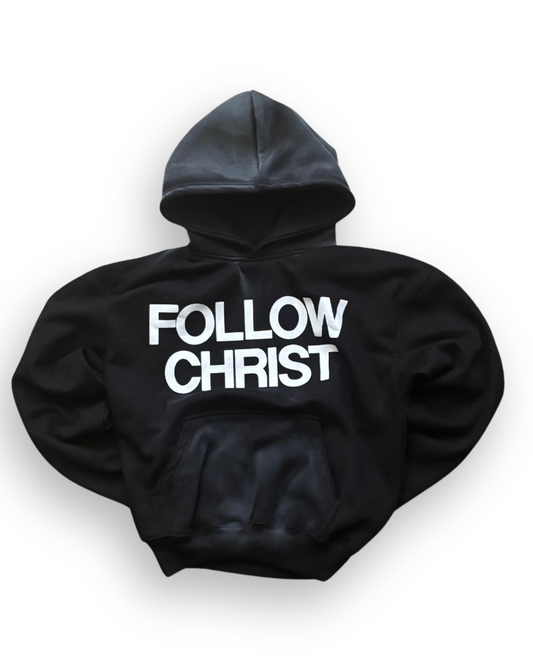"FOLLOW CHRIST!" HOODIE [BLACK]