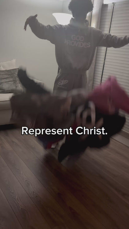 "FAITH!" SWEATPANTS (BLUE)